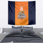 Basketball Custom Cairns Tapestry Simple Australian Dot Art - Aussie Hoodie