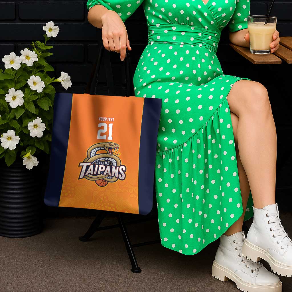 Basketball Custom Cairns Tote Bag Simple Australian Dot Art - Aussie Hoodie