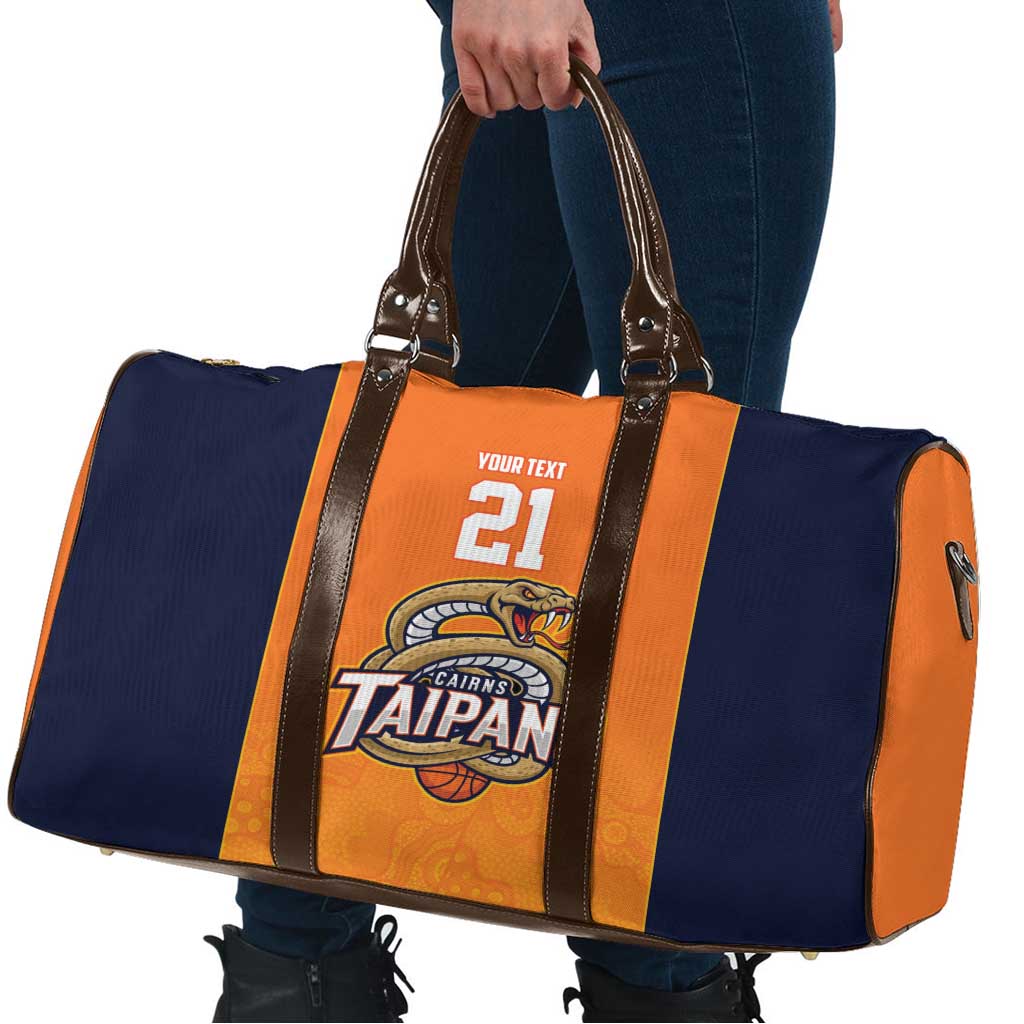 Basketball Custom Cairns Travel Bag Simple Australian Dot Art - Aussie Hoodie