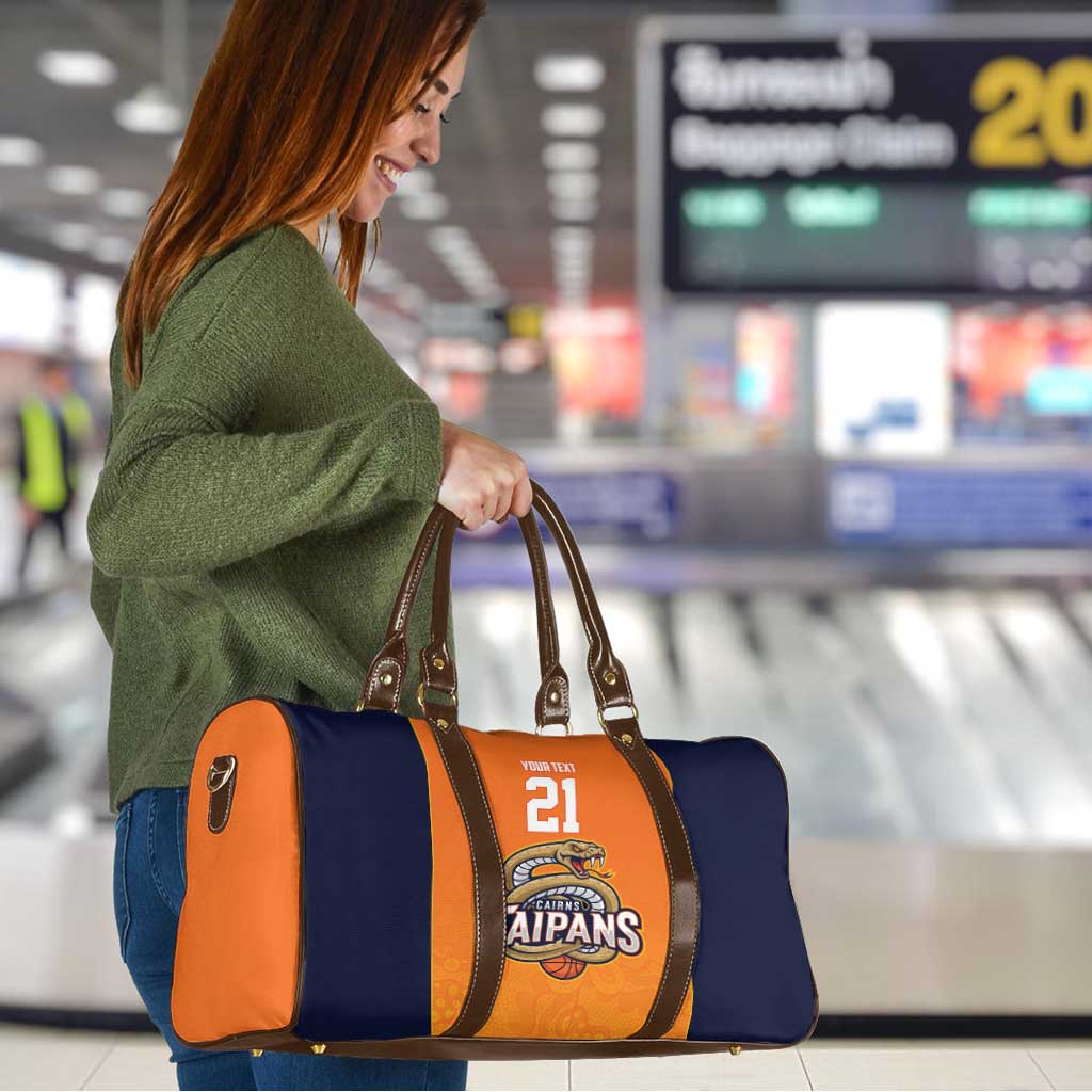 Basketball Custom Cairns Travel Bag Simple Australian Dot Art - Aussie Hoodie