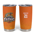 Basketball Custom Cairns Tumbler Cup Simple Australian Dot Art - Aussie Hoodie