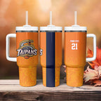 Basketball Custom Cairns Tumbler With Handle Simple Australian Dot Art - Aussie Hoodie