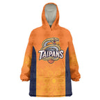 Basketball Custom Cairns Wearable Blanket Hoodie Simple Australian Dot Art - Aussie Hoodie