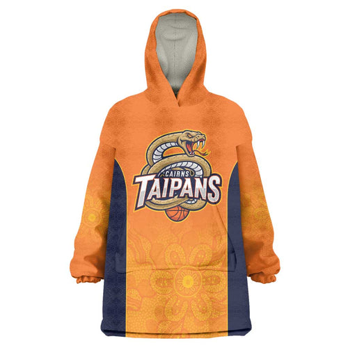 Basketball Custom Cairns Wearable Blanket Hoodie Simple Australian Dot Art - Aussie Hoodie