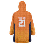 Basketball Custom Cairns Wearable Blanket Hoodie Simple Australian Dot Art - Aussie Hoodie