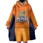 Basketball Custom Cairns Wearable Blanket Hoodie Simple Australian Dot Art - Aussie Hoodie