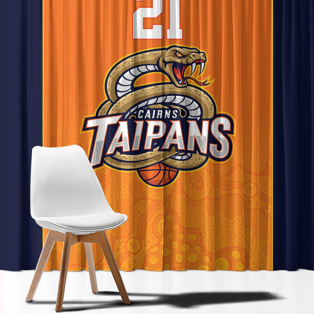 Basketball Custom Cairns Window Curtain Simple Australian Dot Art - Aussie Hoodie