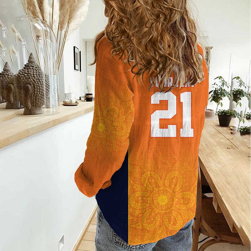 Basketball Custom Cairns Women Casual Shirt Simple Australian Dot Art - Aussie Hoodie