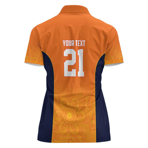 Basketball Custom Cairns Women Polo Shirt Simple Australian Dot Art - Aussie Hoodie