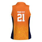 Basketball Custom Cairns Women Sleeveless Polo Shirt Simple Australian Dot Art - Aussie Hoodie