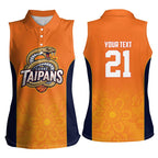 Basketball Custom Cairns Women Sleeveless Polo Shirt Simple Australian Dot Art - Aussie Hoodie