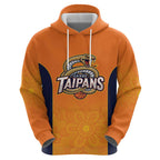Basketball Custom Cairns Zip Hoodie Simple Australian Dot Art - Aussie Hoodie