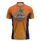 Basketball Custom Cairns Zipper Polo Shirt Simple Australian Dot Art - Aussie Hoodie