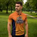 Basketball Custom Cairns Zipper Polo Shirt Simple Australian Dot Art - Aussie Hoodie