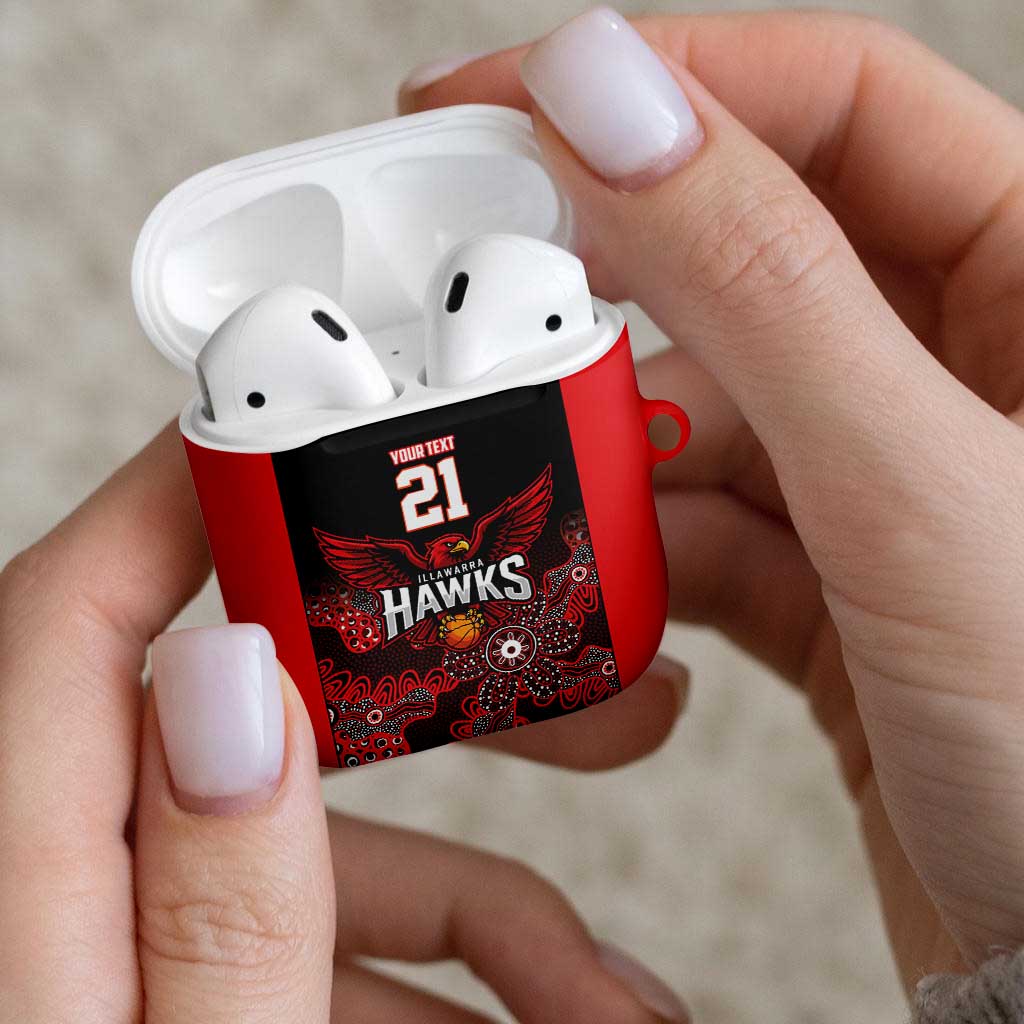 Basketball Custom Illawarra AirPods Case Simple Australian Dot Art - Aussie Hoodie