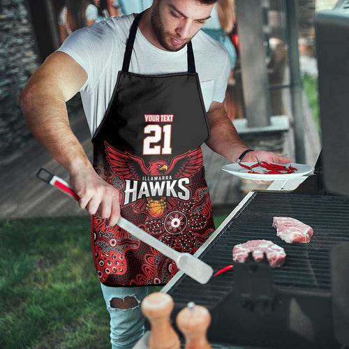 Basketball Custom Illawarra Apron Simple Australian Dot Art - Aussie Hoodie