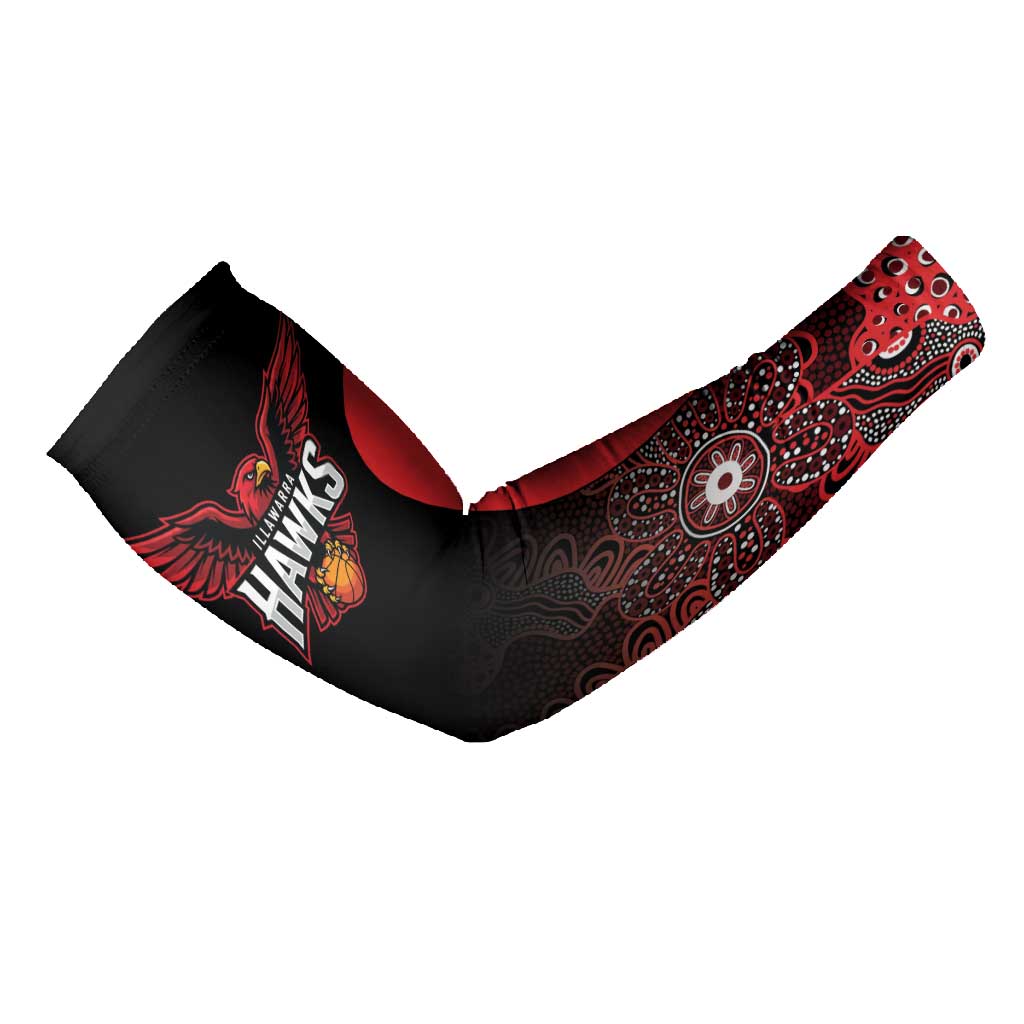 Basketball Custom Illawarra Arm Sleeves Simple Australian Dot Art - Aussie Hoodie
