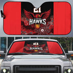 Basketball Custom Illawarra Auto Sun Shade Simple Australian Dot Art - Aussie Hoodie