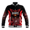 Basketball Custom Illawarra Baseball Jacket Simple Australian Dot Art - Aussie Hoodie