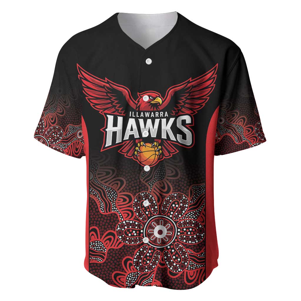 Basketball Custom Illawarra Baseball Jersey Simple Australian Dot Art - Aussie Hoodie