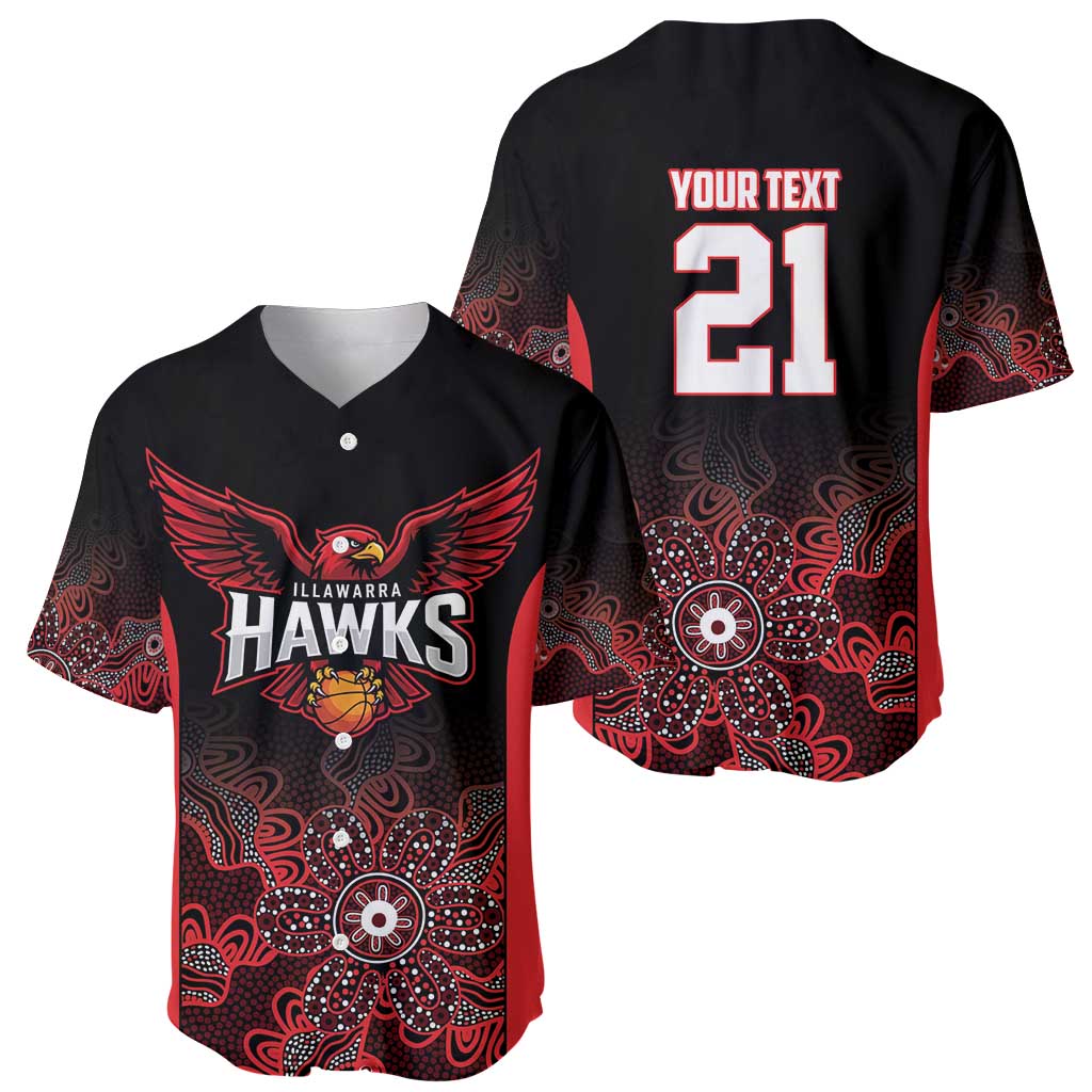 Basketball Custom Illawarra Baseball Jersey Simple Australian Dot Art - Aussie Hoodie
