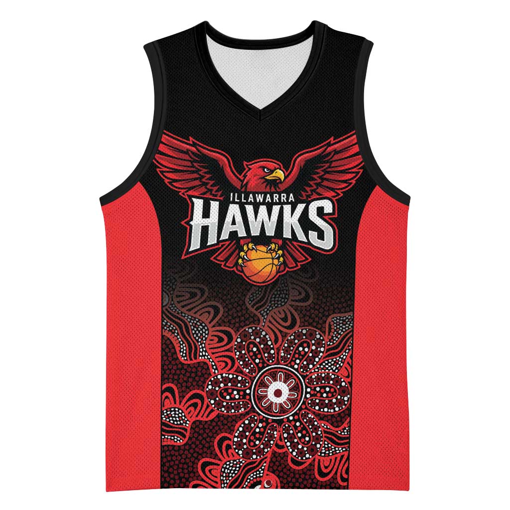 Basketball Custom Illawarra Basketball Jersey Simple Australian Dot Art - Aussie Hoodie