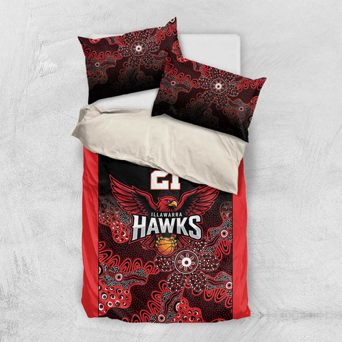 Basketball Custom Illawarra Bedding Set Simple Australian Dot Art - Aussie Hoodie