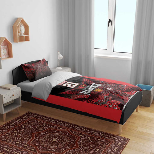 Basketball Custom Illawarra Bedding Set Simple Australian Dot Art - Aussie Hoodie