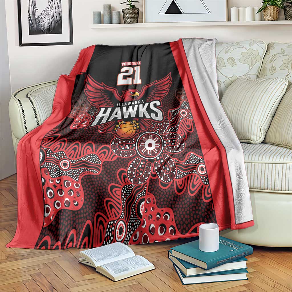Basketball Custom Illawarra Blanket Simple Australian Dot Art - Aussie Hoodie