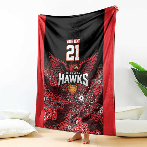 Basketball Custom Illawarra Blanket Simple Australian Dot Art - Aussie Hoodie