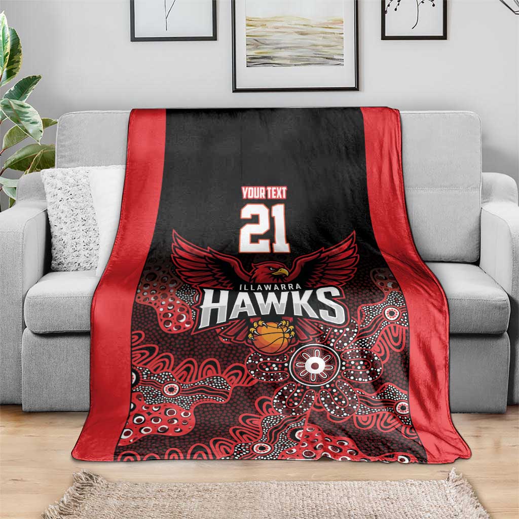 Basketball Custom Illawarra Blanket Simple Australian Dot Art - Aussie Hoodie