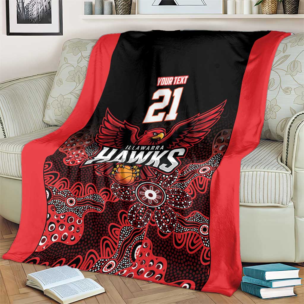 Basketball Custom Illawarra Blanket Simple Australian Dot Art - Aussie Hoodie