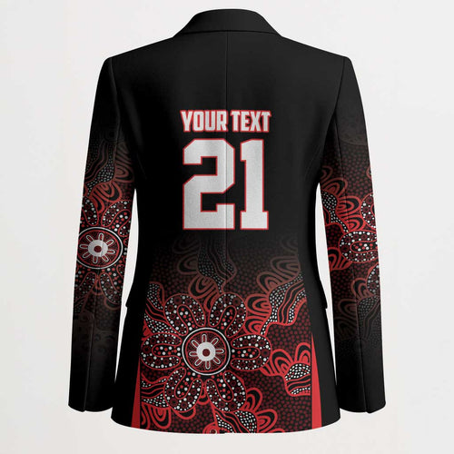 Basketball Custom Illawarra Blazer Simple Australian Dot Art - Aussie Hoodie