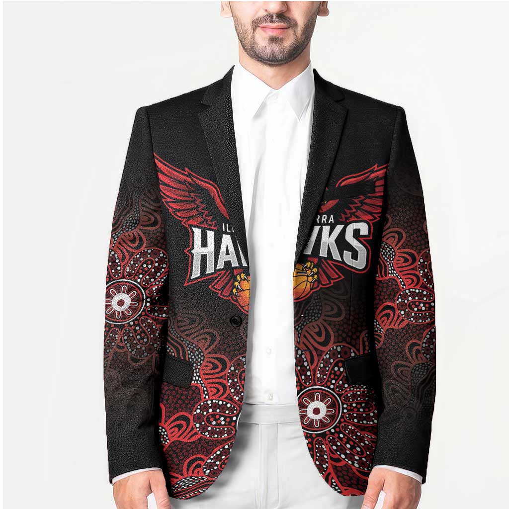 Basketball Custom Illawarra Blazer Simple Australian Dot Art - Aussie Hoodie