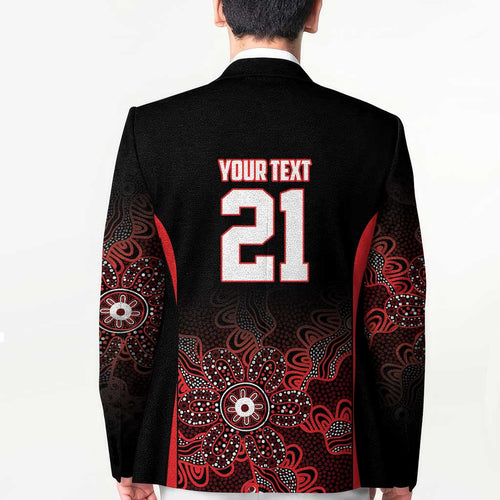 Basketball Custom Illawarra Blazer Simple Australian Dot Art - Aussie Hoodie
