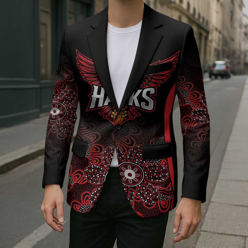 Basketball Custom Illawarra Blazer Simple Australian Dot Art - Aussie Hoodie