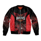 Basketball Custom Illawarra Bomber Jacket Simple Australian Dot Art - Aussie Hoodie