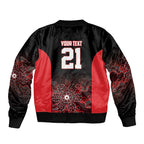 Basketball Custom Illawarra Bomber Jacket Simple Australian Dot Art - Aussie Hoodie