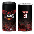 Basketball Custom Illawarra 4 in 1 Can Cooler Tumbler Simple Australian Dot Art - Aussie Hoodie