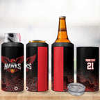 Basketball Custom Illawarra 4 in 1 Can Cooler Tumbler Simple Australian Dot Art - Aussie Hoodie