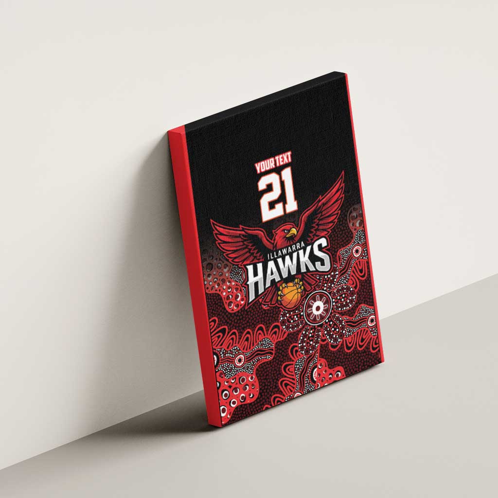 Basketball Custom Illawarra Canvas Wall Art Simple Australian Dot Art - Aussie Hoodie