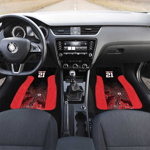 Basketball Custom Illawarra Car Mats Simple Australian Dot Art - Aussie Hoodie