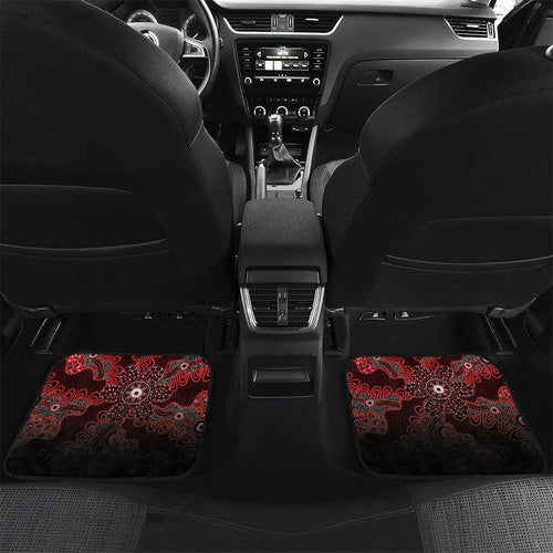 Basketball Custom Illawarra Car Mats Simple Australian Dot Art - Aussie Hoodie