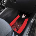 Basketball Custom Illawarra Car Mats Simple Australian Dot Art - Aussie Hoodie