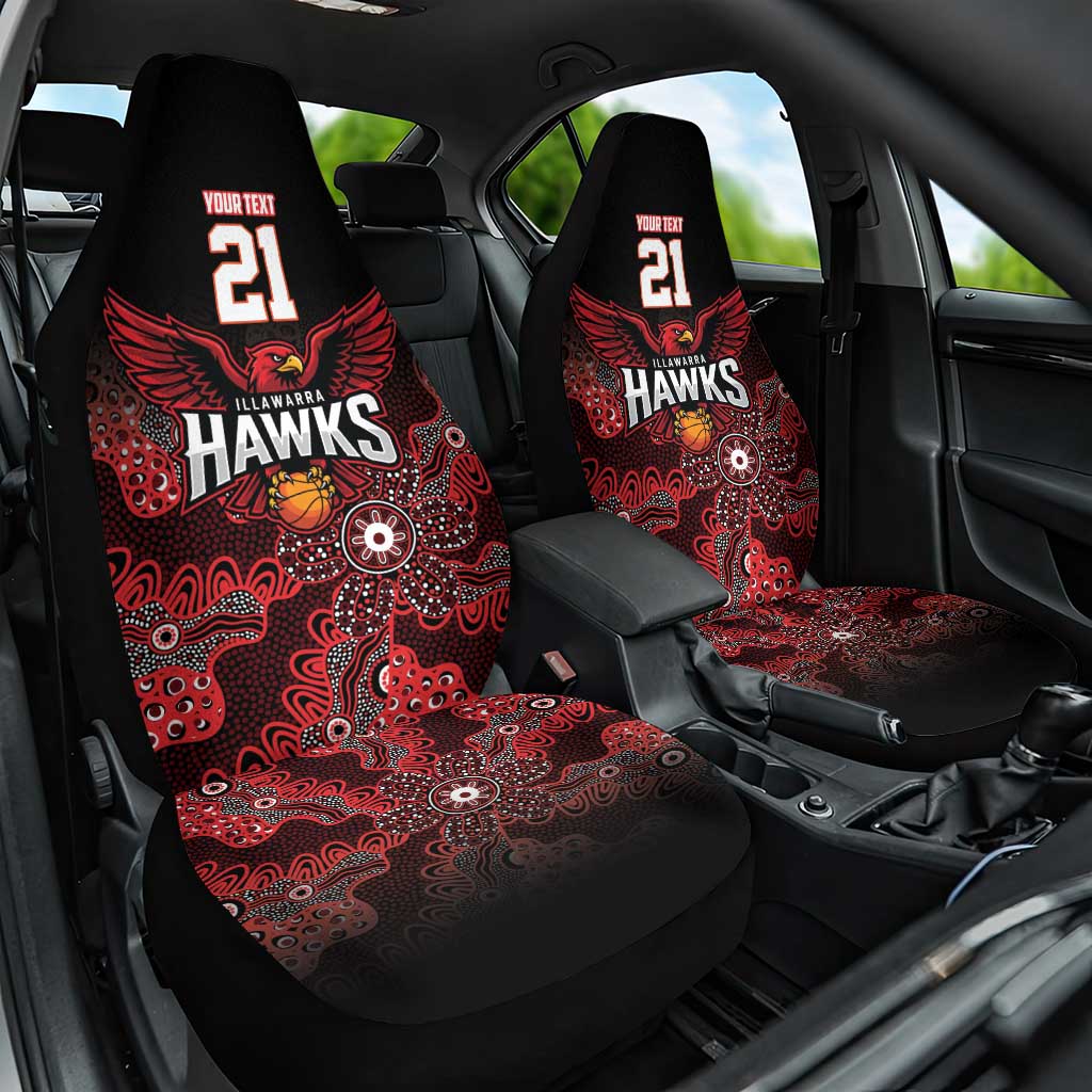 Basketball Custom Illawarra Car Seat Cover Simple Australian Dot Art - Aussie Hoodie