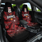 Basketball Custom Illawarra Car Seat Cover Simple Australian Dot Art - Aussie Hoodie