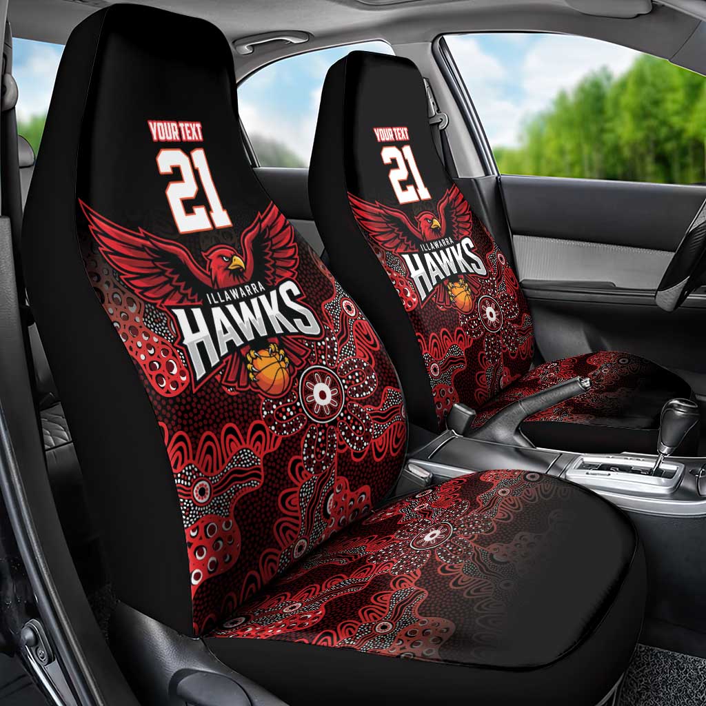 Basketball Custom Illawarra Car Seat Cover Simple Australian Dot Art - Aussie Hoodie