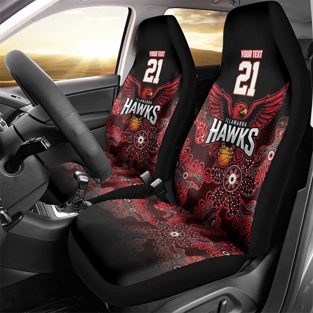 Basketball Custom Illawarra Car Seat Cover Simple Australian Dot Art - Aussie Hoodie