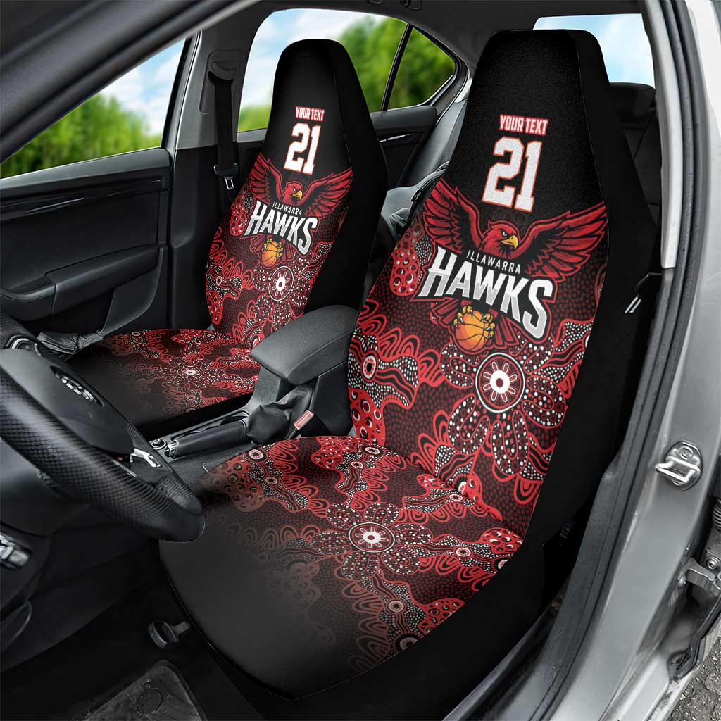 Basketball Custom Illawarra Car Seat Cover Simple Australian Dot Art - Aussie Hoodie