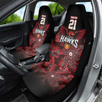 Basketball Custom Illawarra Car Seat Cover Simple Australian Dot Art - Aussie Hoodie